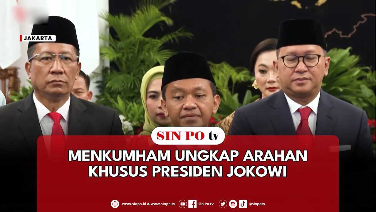 Menkumham Ungkap Arahan Khusus Presiden Jokowi