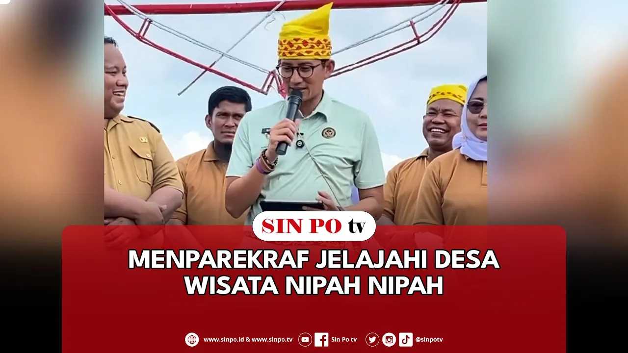 Menparekraf Jelajahi Desa Wisata Nipah Nipah