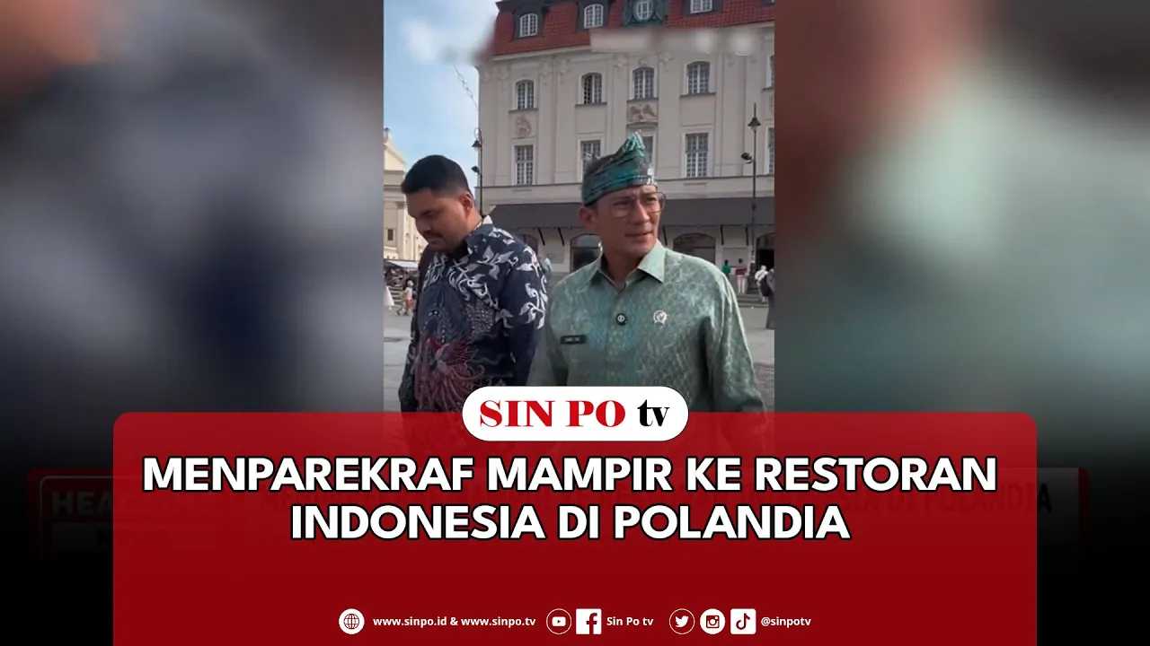 Menparekraf Mampir Ke Restoran Indonesia Di Polandia