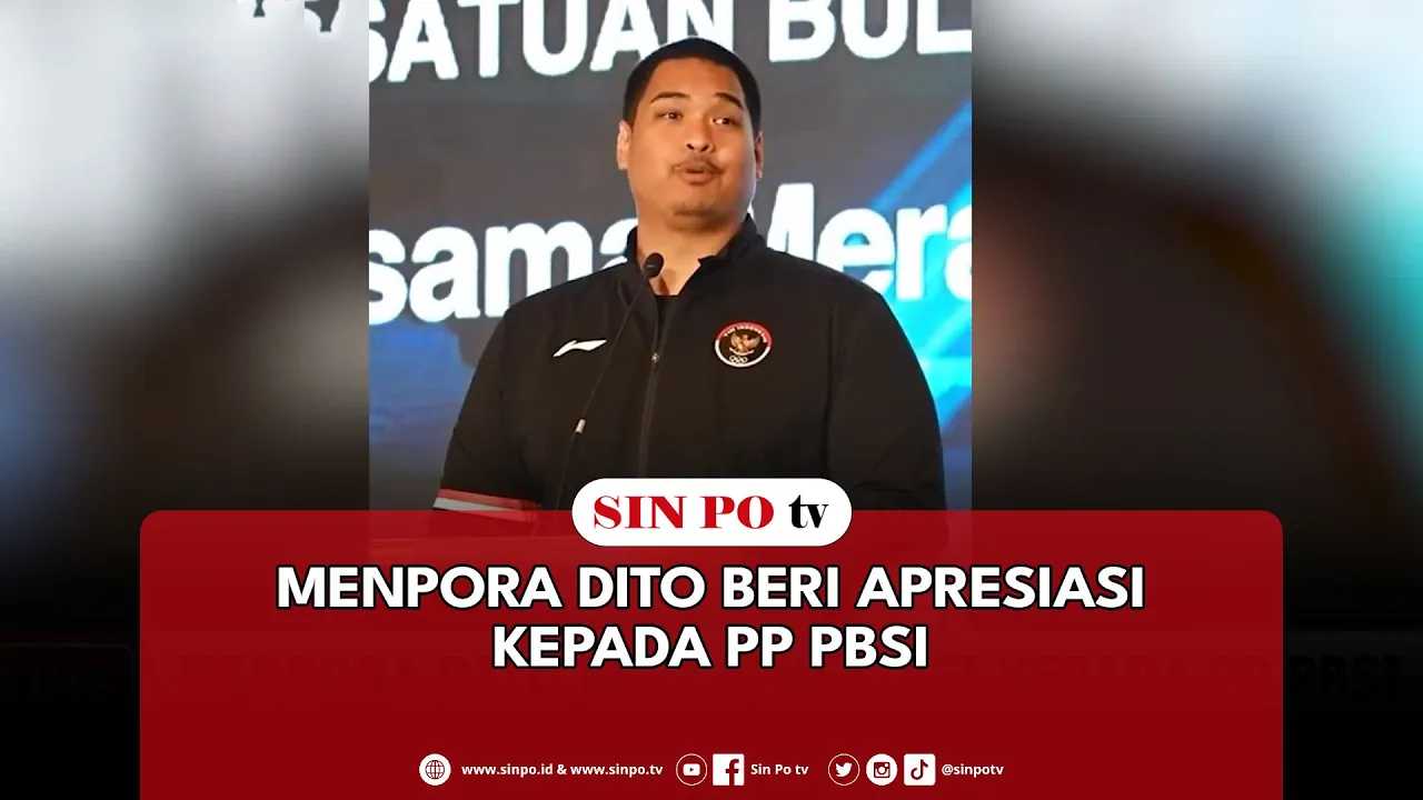 Menpora Dito Beri Apresiasi Kepada PP PBSI