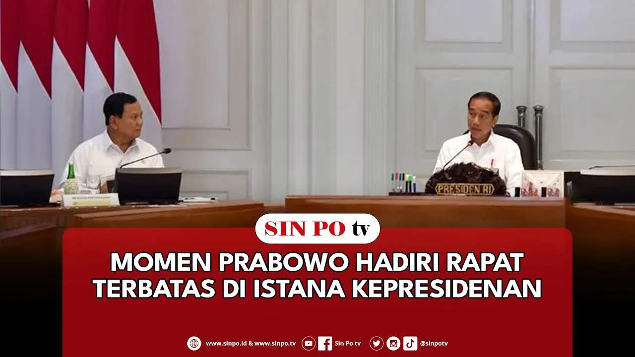 Momen Prabowo Hadiri Rapat Terbatas Di Istana Kepresidenan