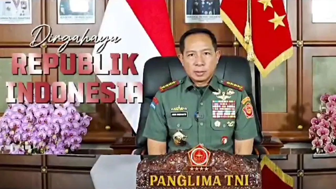 Panglima TNI Mengucapkan Dirgahayu Ke-79 RI