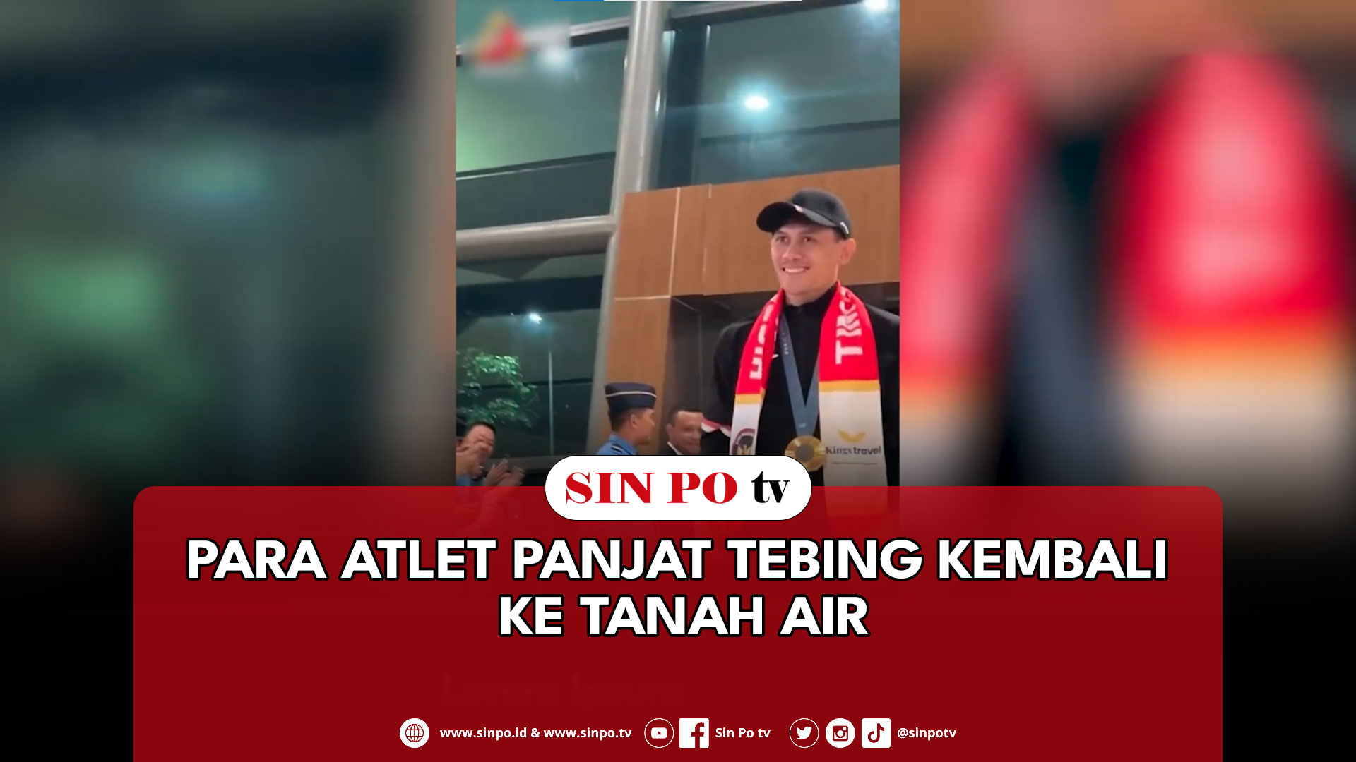 Para Atlet Panjat Tebing Kembali Ke Tanah Air
