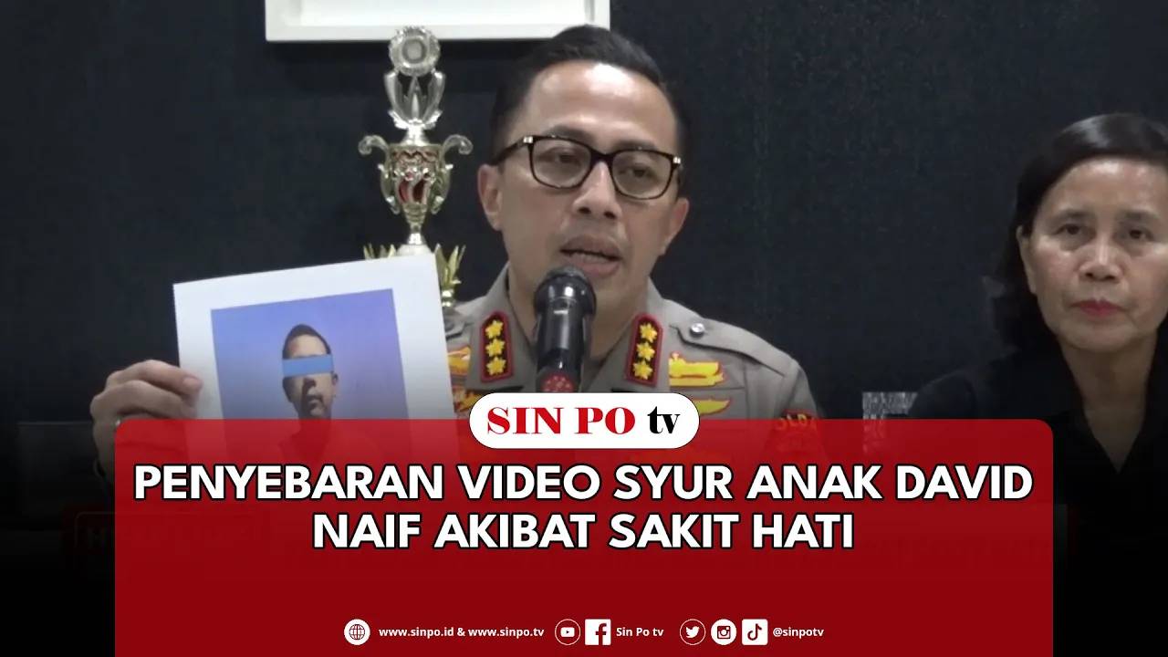 Penyebaran Video Syur Anak David Naif Akibat Sakit Hati