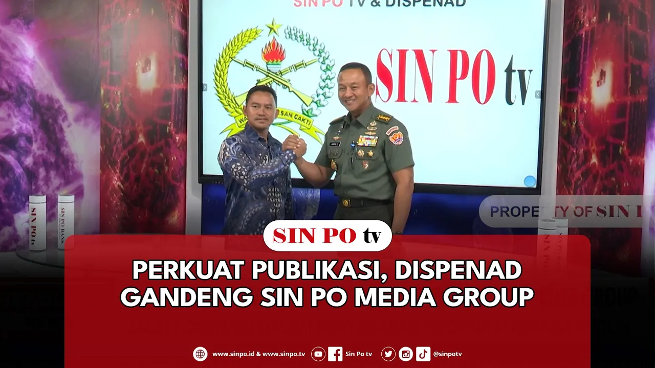 Perkuat Publikasi, Dispenad Gandeng SIN PO Media Group