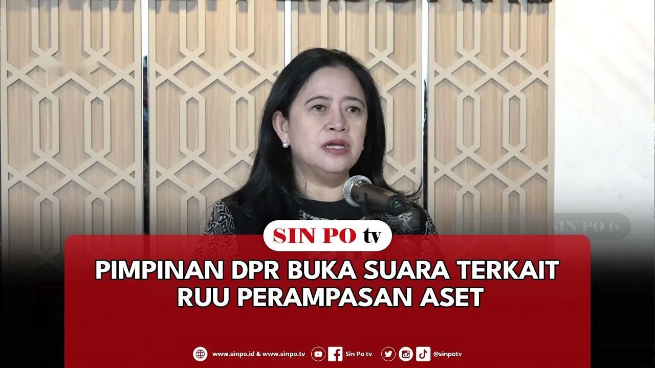Pimpinan DPR Buka Suara Terkait RUU Perampasan Aset