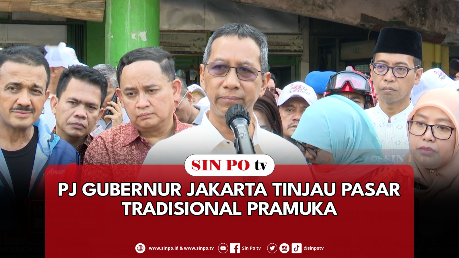 Pj Gubernur Jakarta Tinjau Pasar Tradisional Pramuka