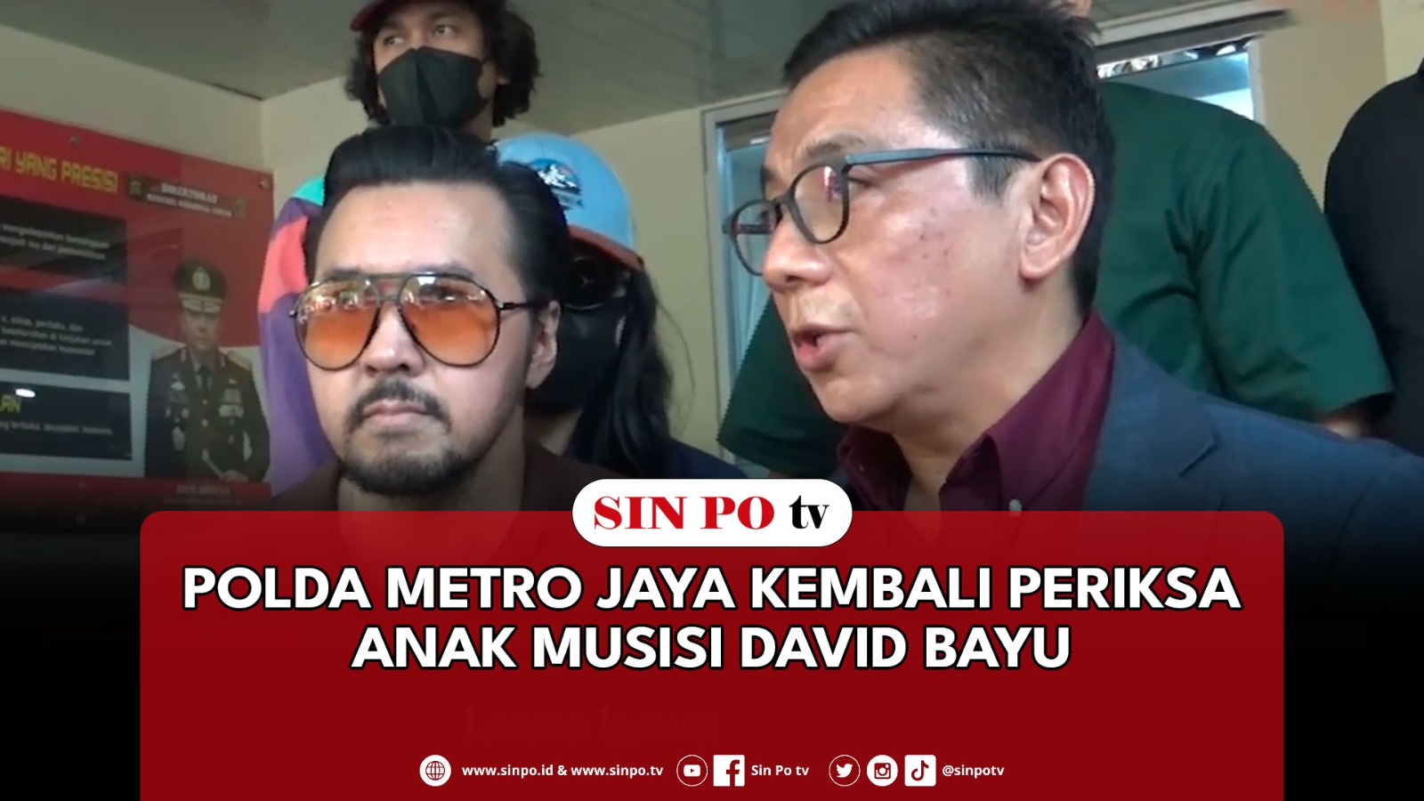 Polda Metro Jaya Kembali Periksa Anak Musisi David Bayu