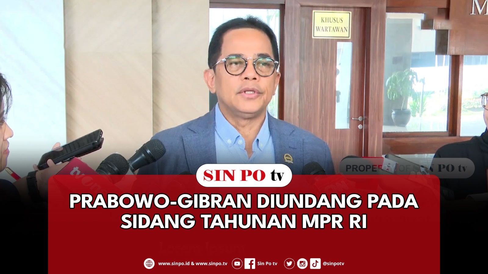 Prabowo-Gibran Diundang Pada Sidang Tahunan MPR RI