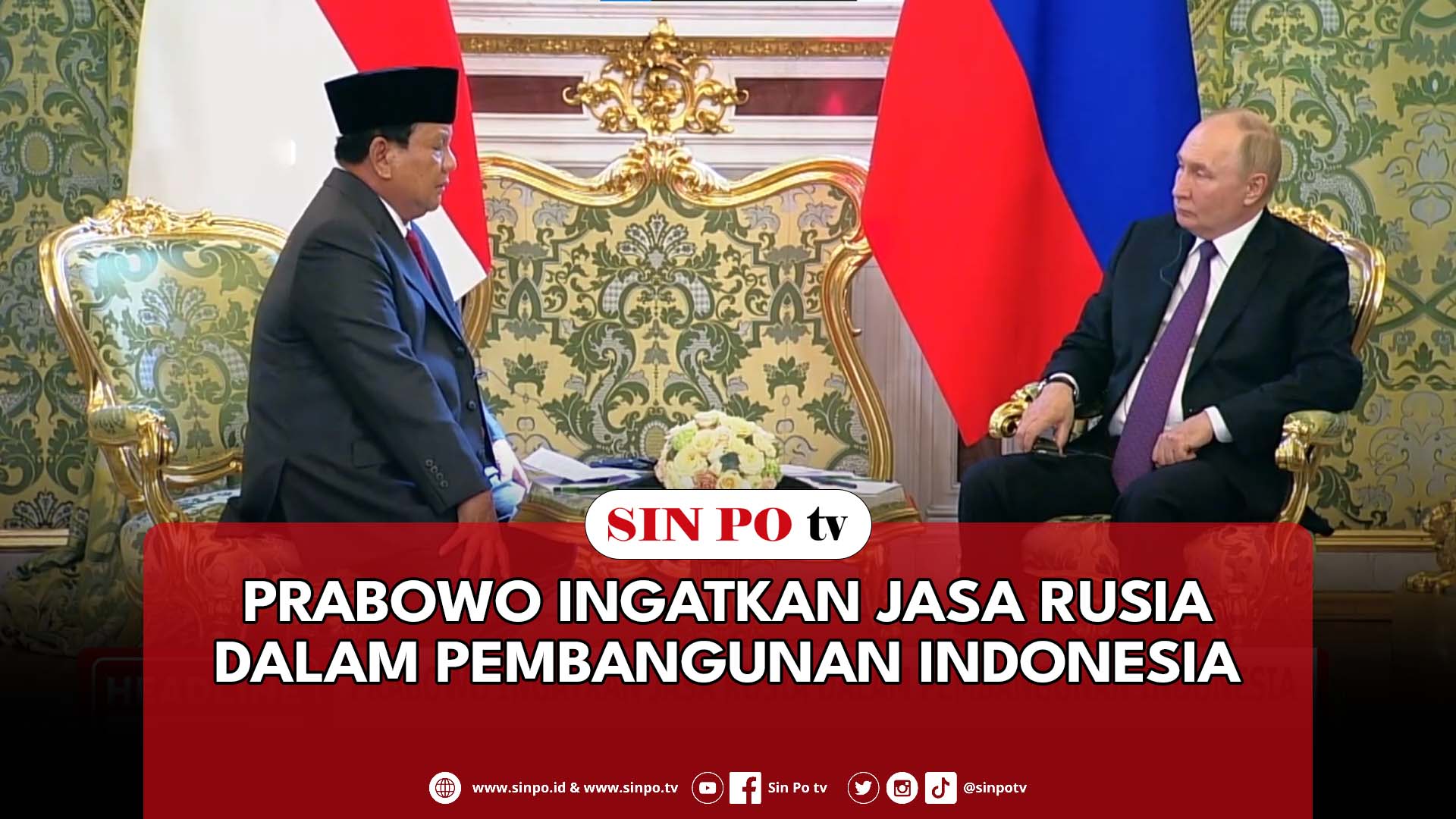 Prabowo Ingatkan Jasa Rusia Dalam Pembangunan Indonesia