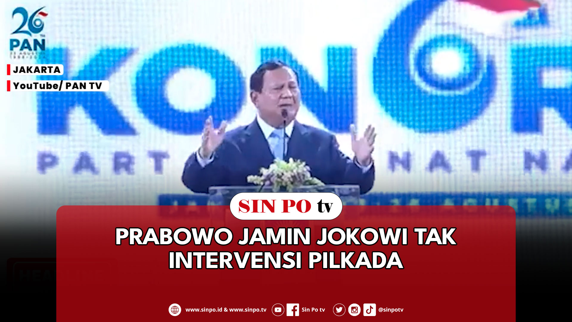 Prabowo Jamin Jokowi Tak Intervensi Pilkada