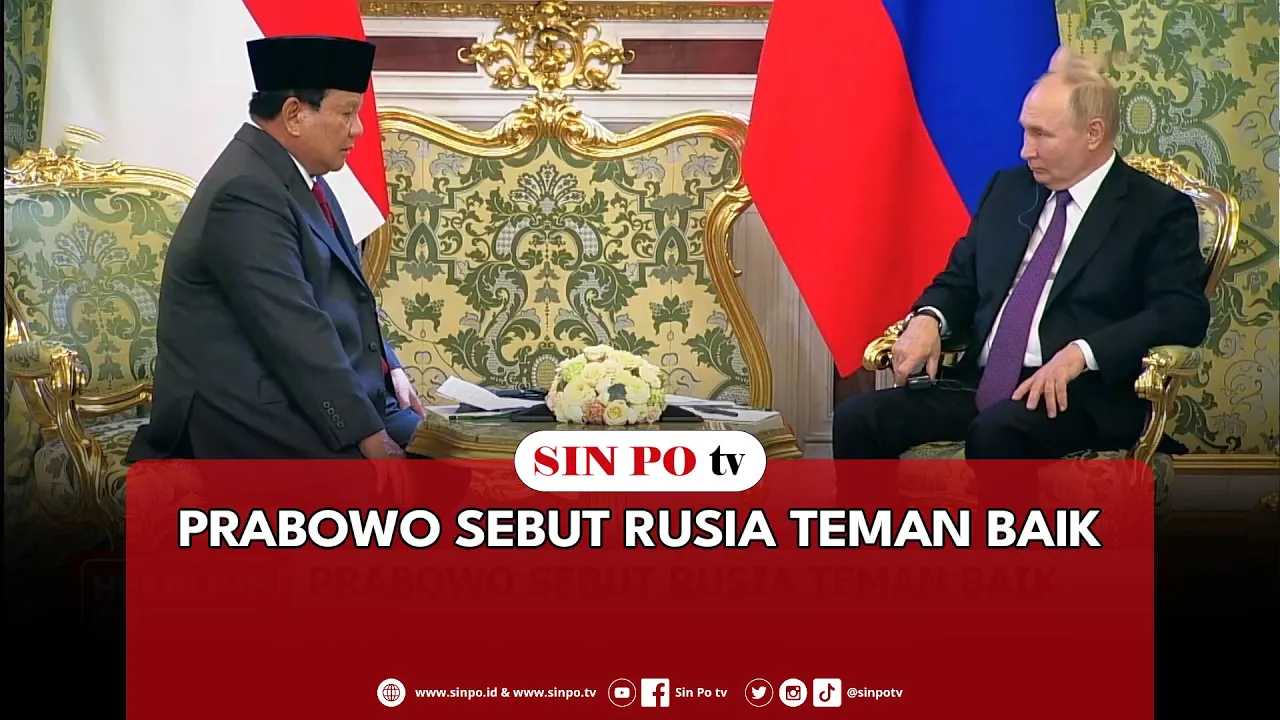 Prabowo Sebut Rusia Teman Baik