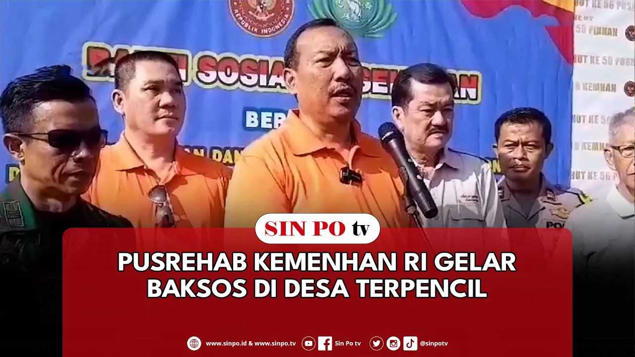 Pusrehab Kemenhan RI Gelar Baksos Di Desa Terpencil