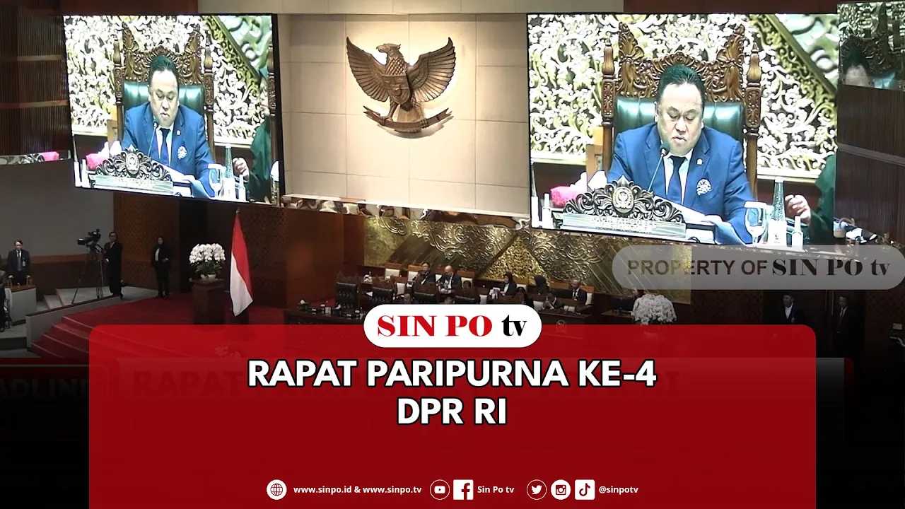 Rapat Paripurna Ke 4 DPR RI