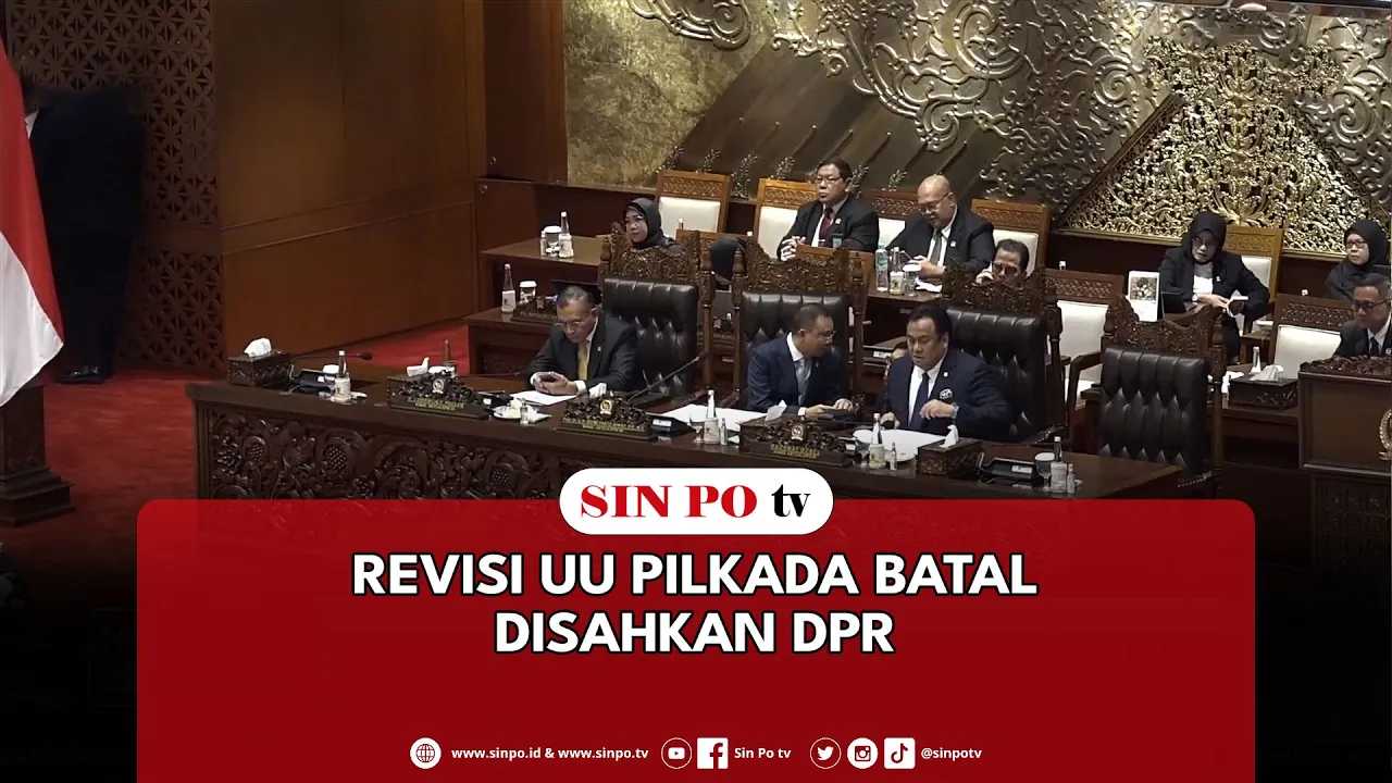 Revisi UU Pilkada Batal Disahkan DPR
