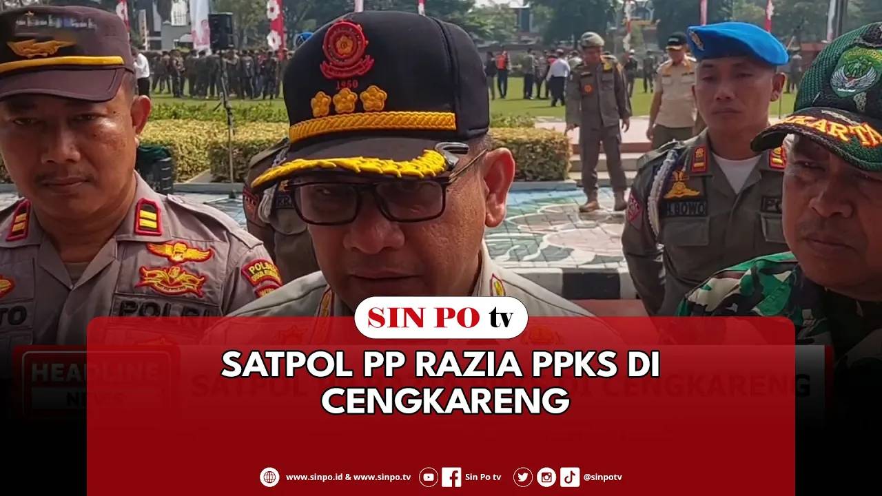 Satpol PP Razia PPKS Di Cengkareng