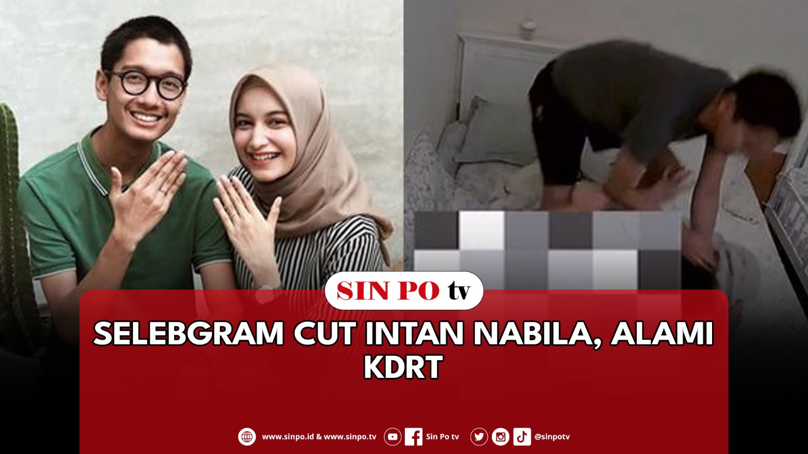 Selebgram Cut Intan Nabila, Alami KDRT