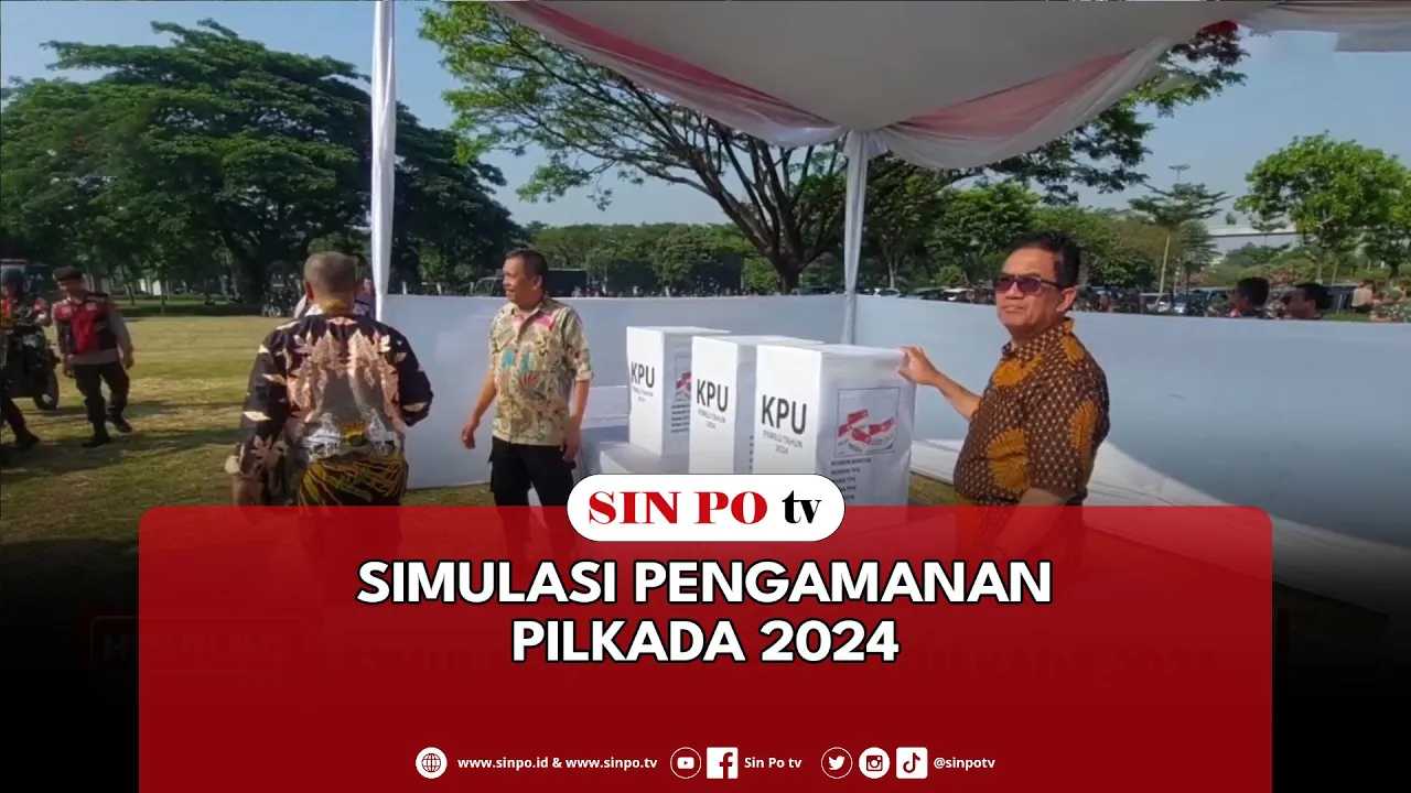 Simulasi Pengamanan Pilkada 2024