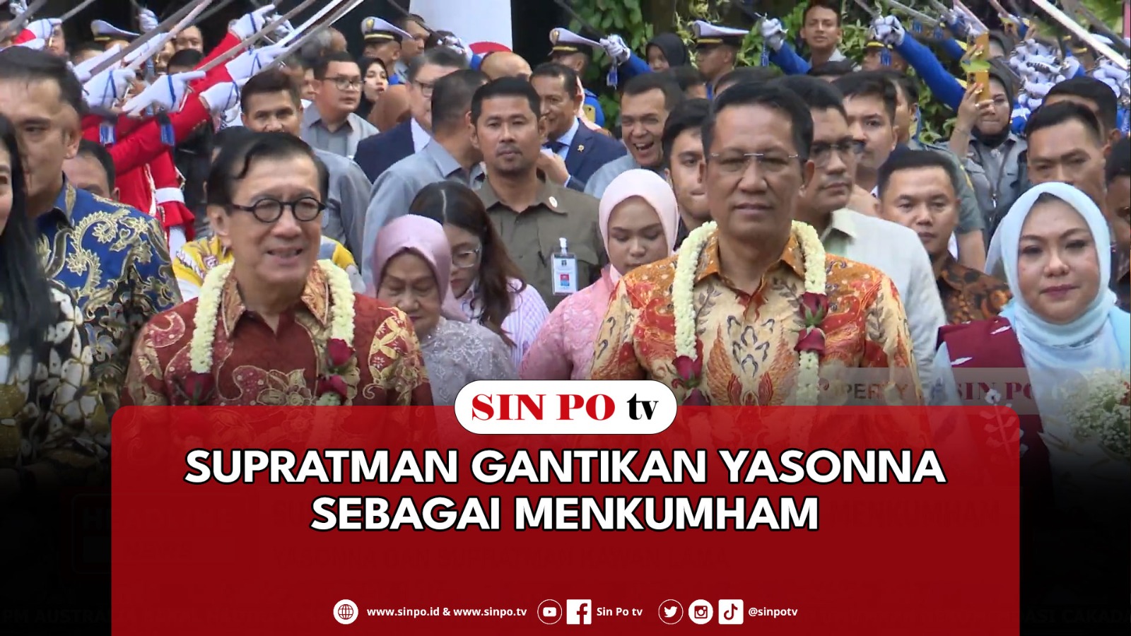 Supratman Gantikan Yasonna Sebagai Menkumham