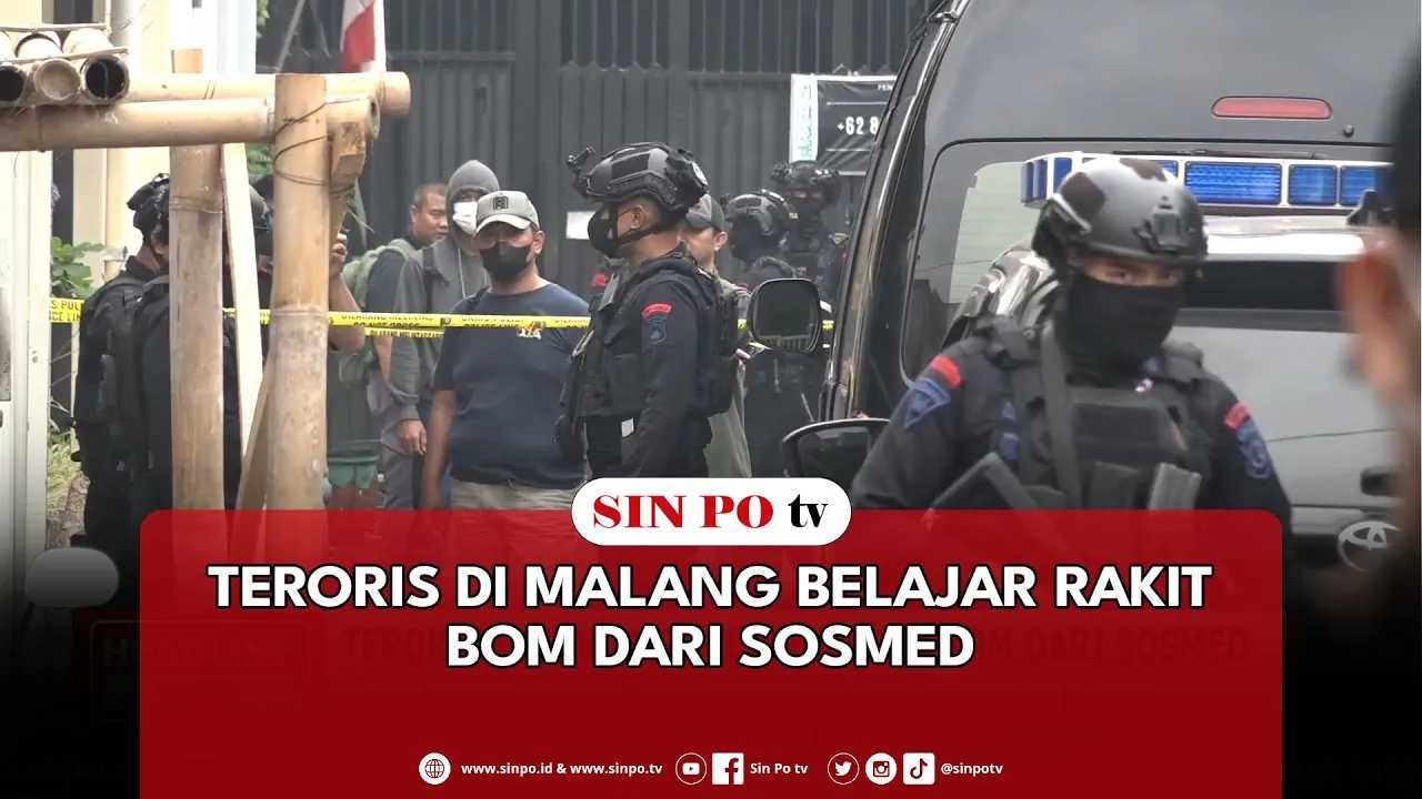 Teroris Di Malang Belajar Rakit Bom Dari Sosmed