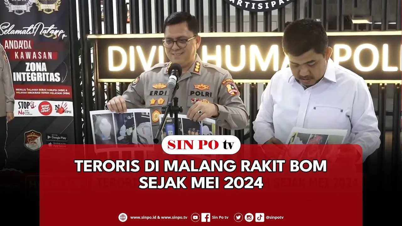 Teroris Di Malang Rakit Bom Sejak Mei 2024