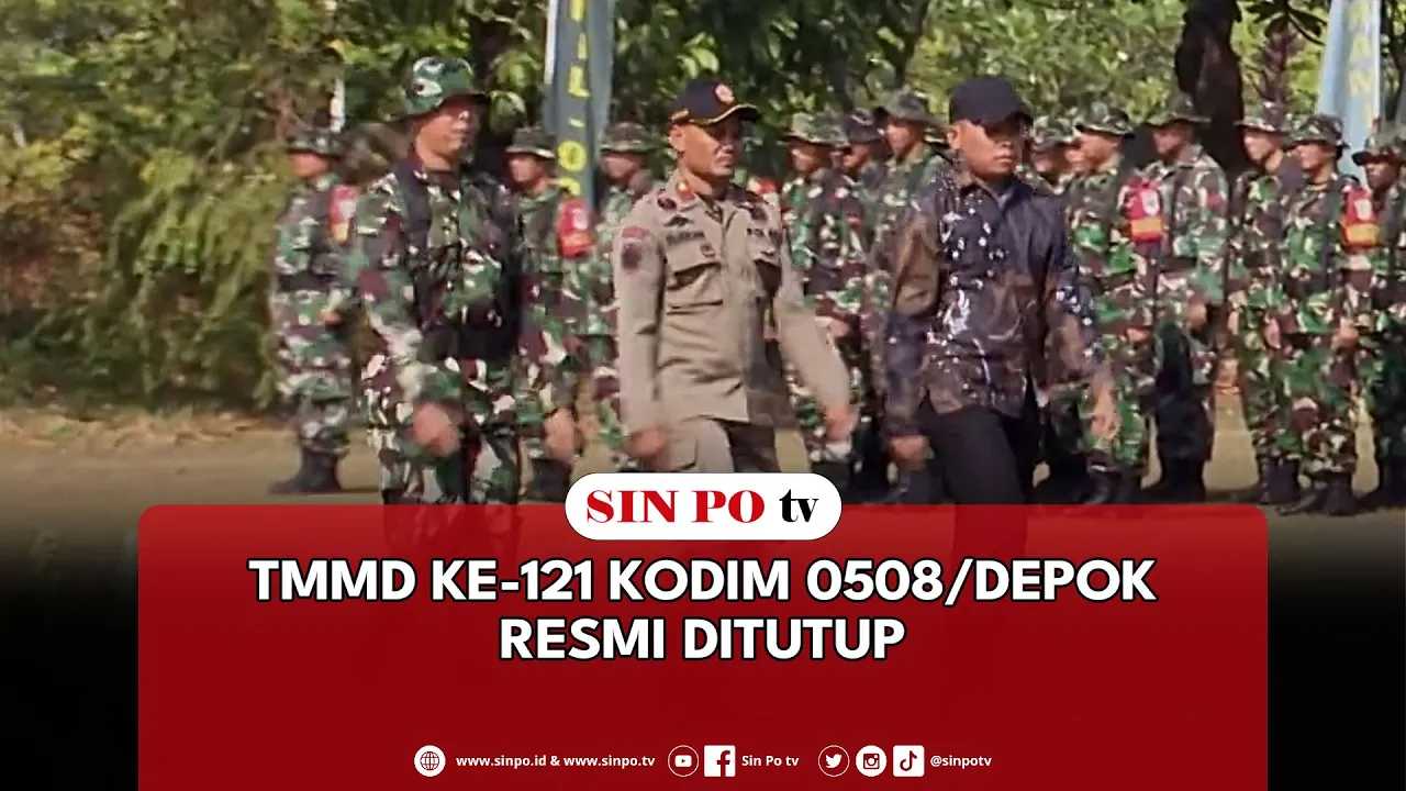TMMD Ke-121 Kodim 0508/Depok Resmi Ditutup