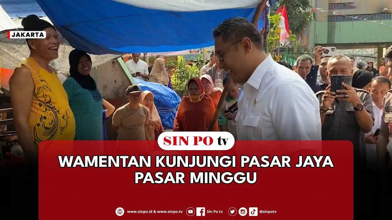 Wamentan Kunjungi Pasar Jaya Pasar Minggu
