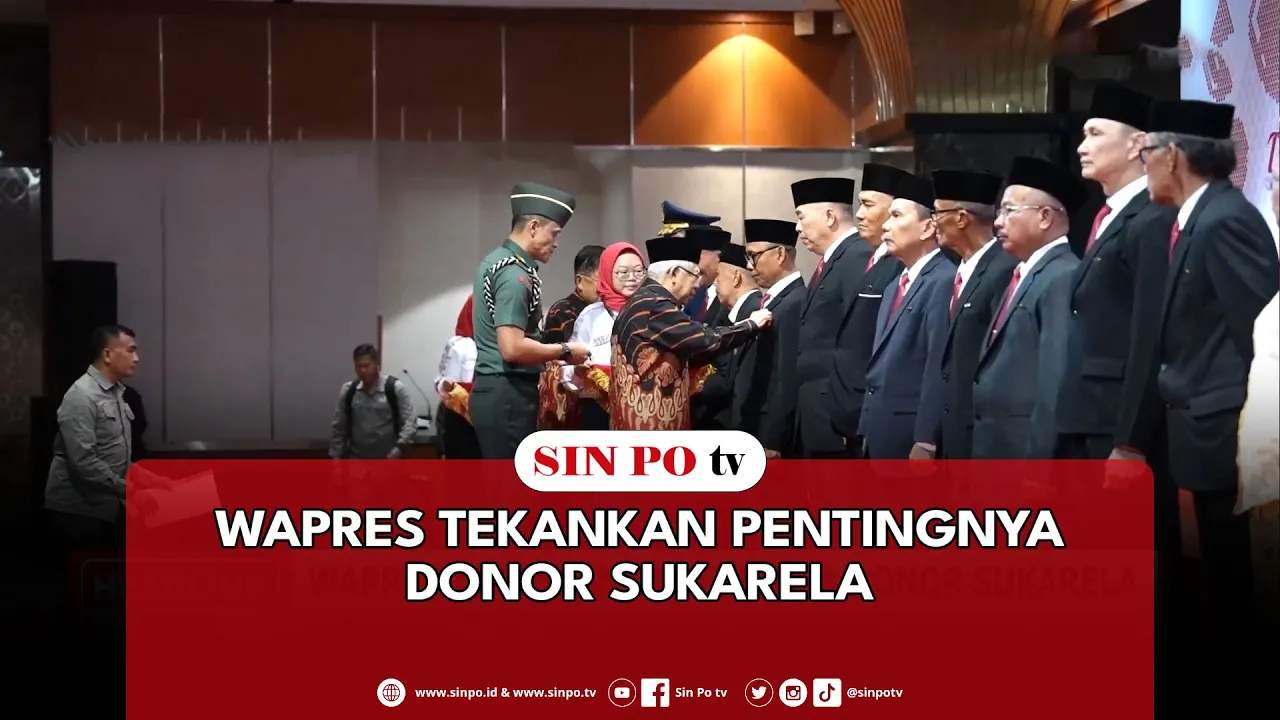 Wapres Tekankan Pentingnya Donor Sukarela