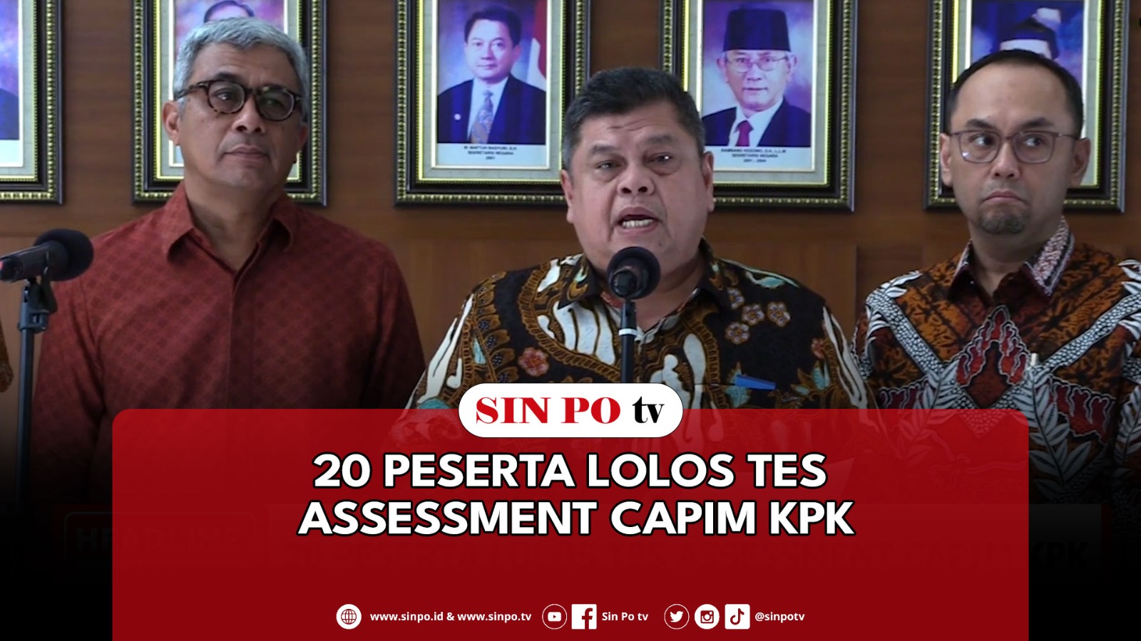 20 Peserta Lolos Tes Assessment Capim KPK