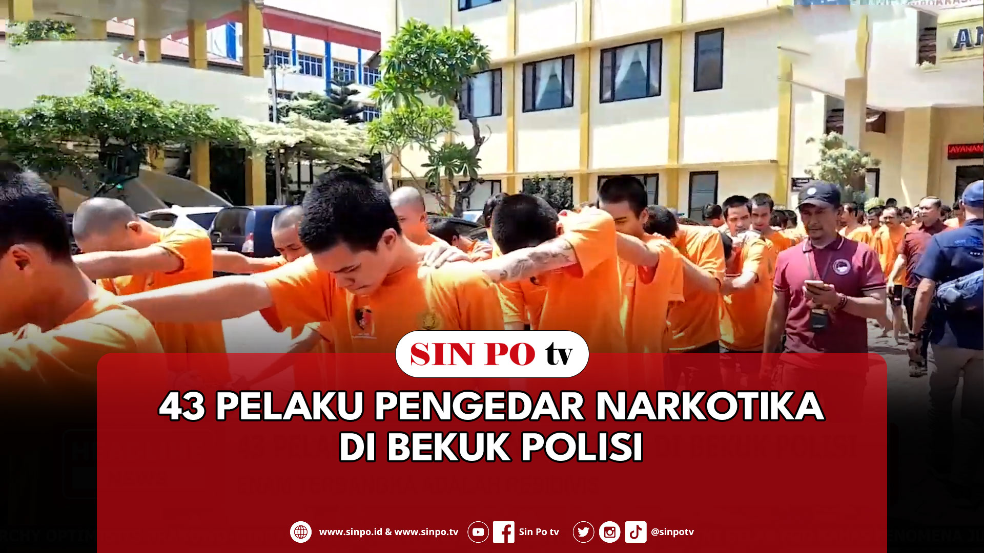 43 Pelaku Pengedar Narkotika di Bekuk Polisi