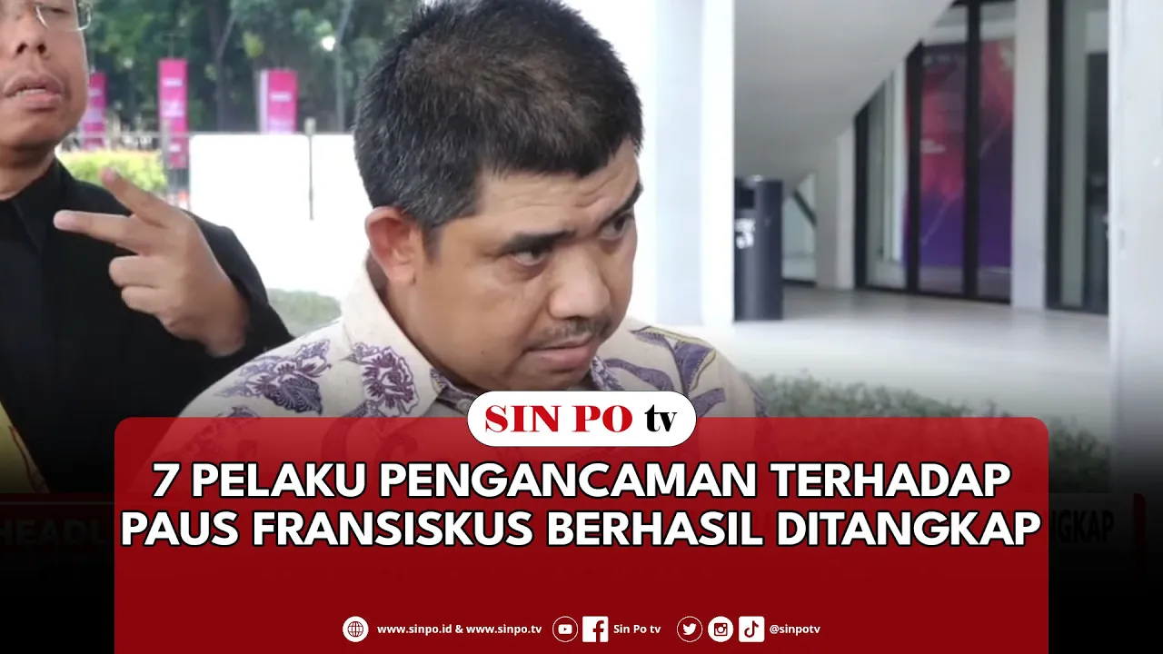 7 Pelaku Pengancaman Terhadap Paus Fransiskus Berhasil Ditangkap