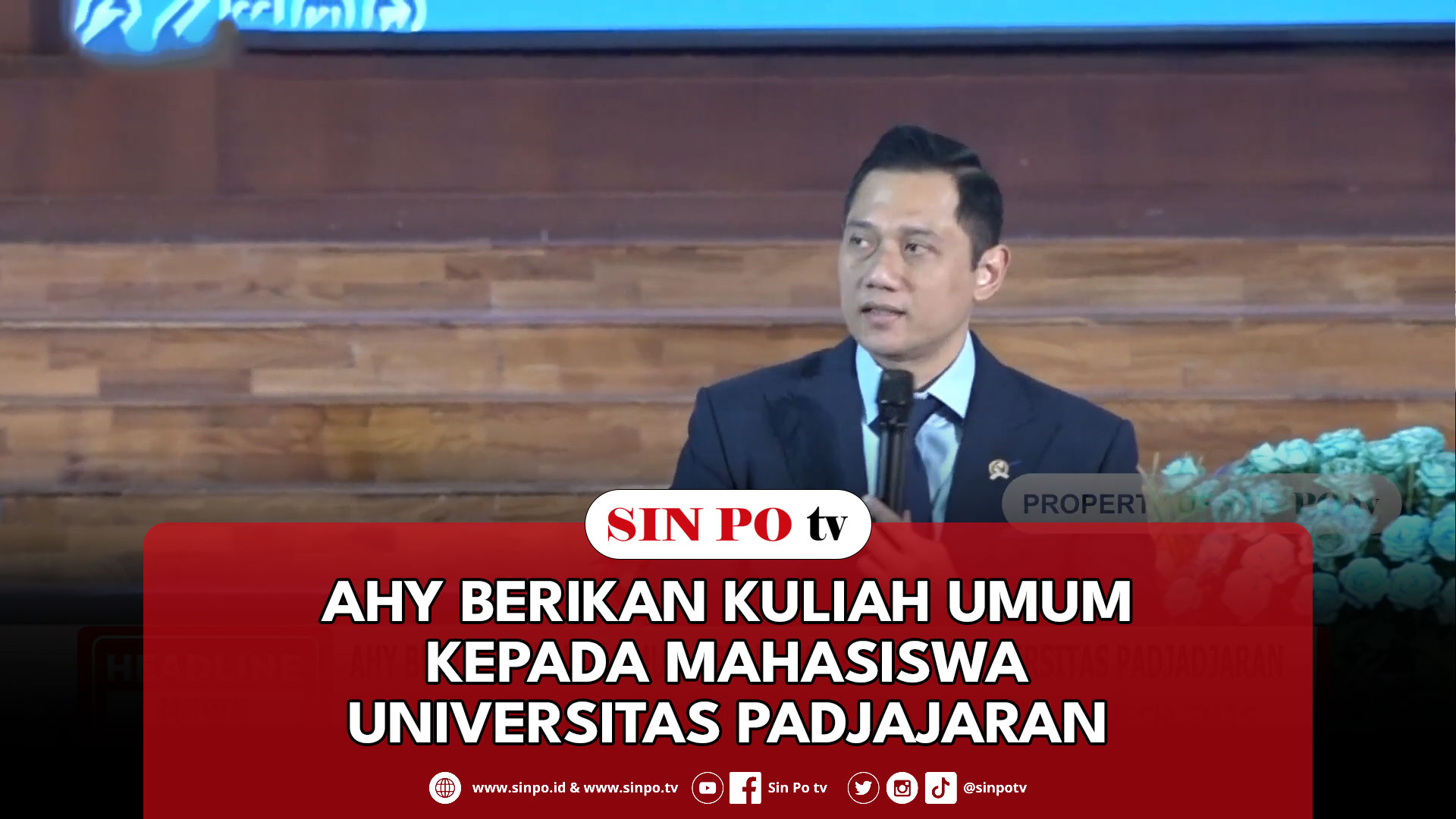 AHY Berikan Kuliah Umum Kepada Mahasiswa Universitas Padjajaran