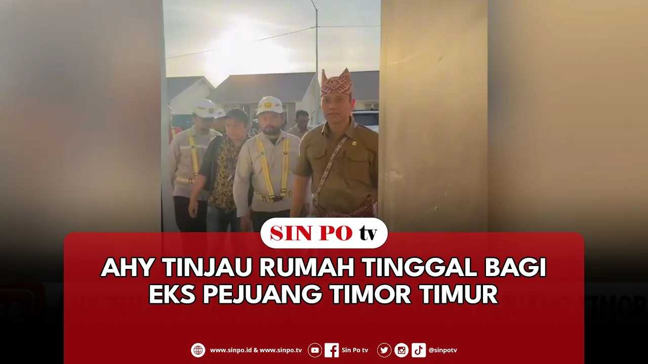 AHY Tinjau Rumah Tinggal Bagi Eks Pejuang Timor Timur