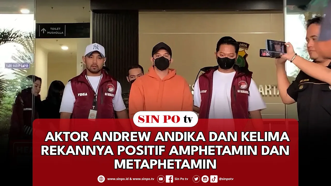 Aktor Andrew Andika Dan Kelima Rekannya Positif Amphetamin Dan Metaphetamin