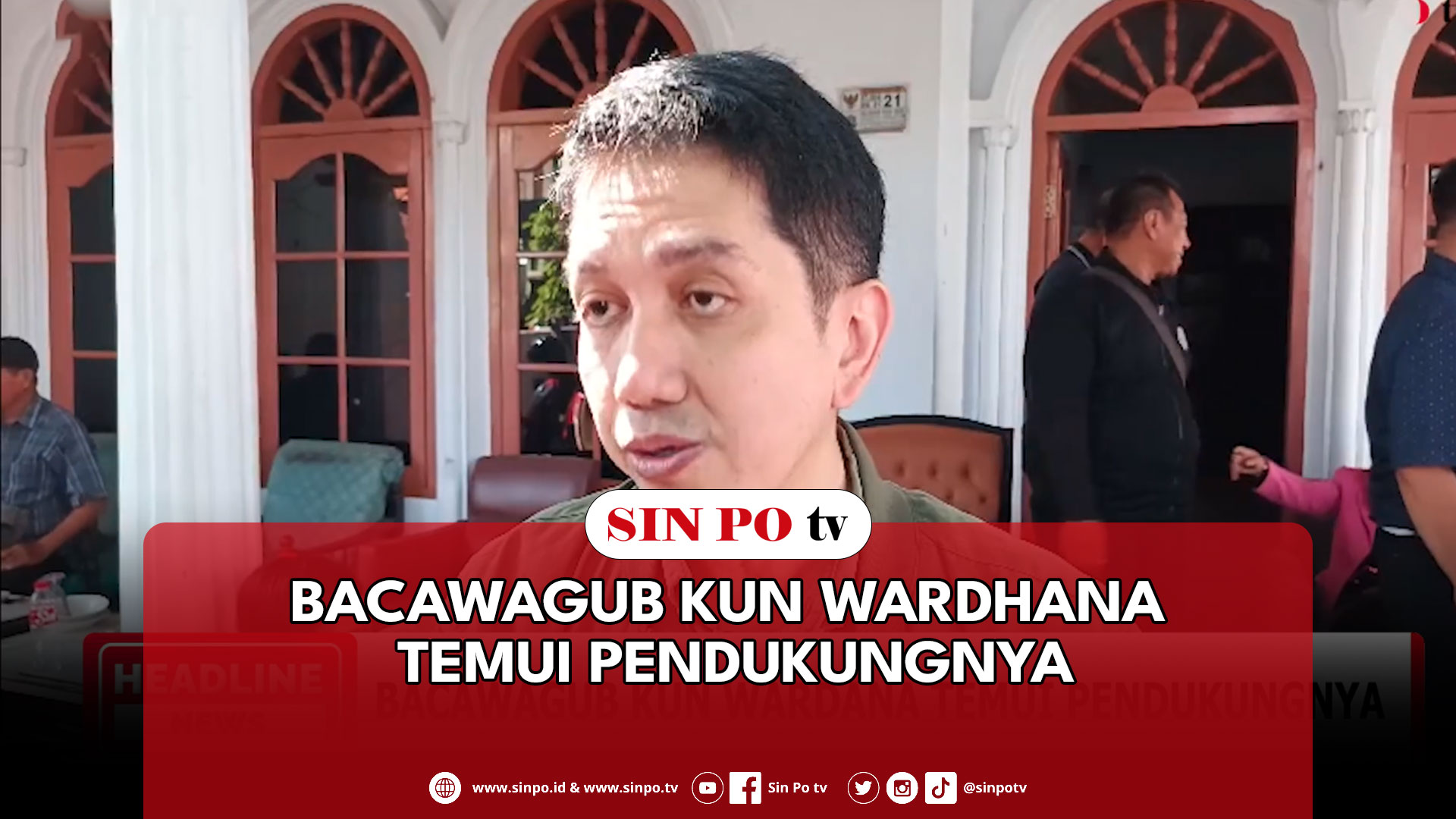 Bacawagub Kun Wardhana Temui Pendukungnya