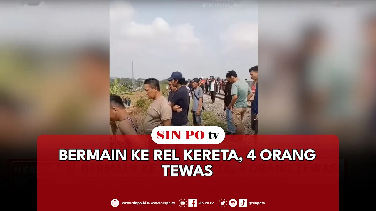 Bermain Ke Rel Kereta, 4 Orang Tewas