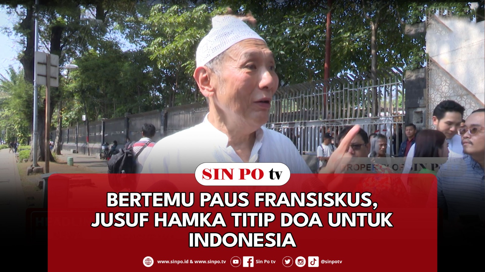 Bertemu Paus Fransiskus, Jusuf Hamka Titip Doa Untuk Indonesia