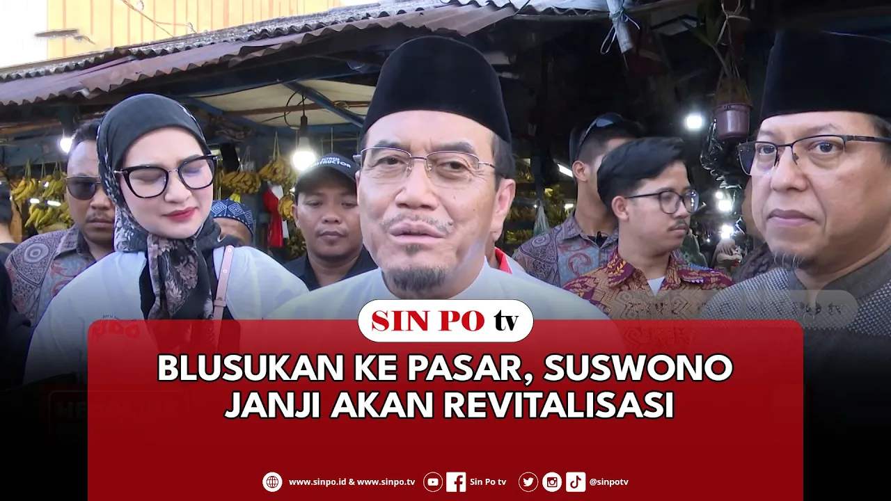 Blusukan Ke Pasar, Suswono Janji Akan Revitalisasi