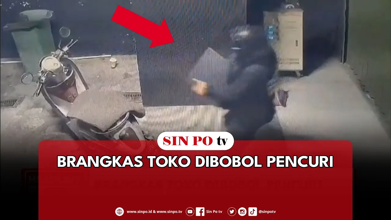 Brangkas Toko Dibobol Pencuri