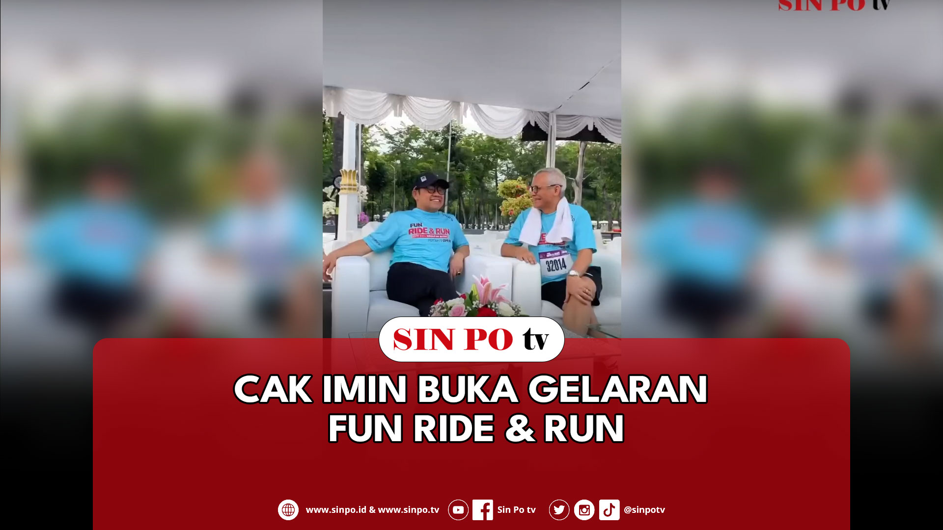 Cak Imin Buka Gelaran Fun Ride & Run