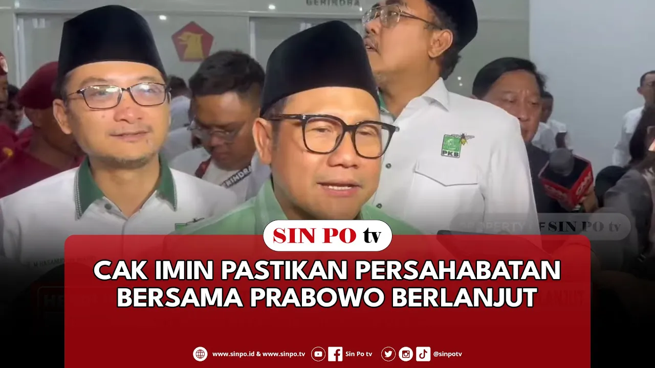 Cak Imin Pastikan Persahabatan Bersama Prabowo Berlanjut