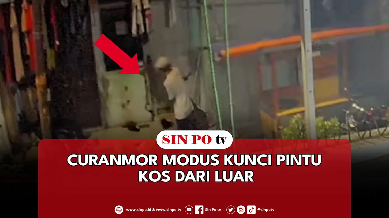 Curanmor Modus Kunci Pintu Kos Dari Luar