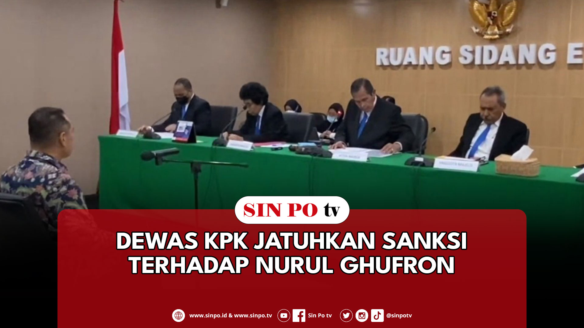 Dewas KPKJatuhkan Sanksi Terhadap Nurul Ghufron