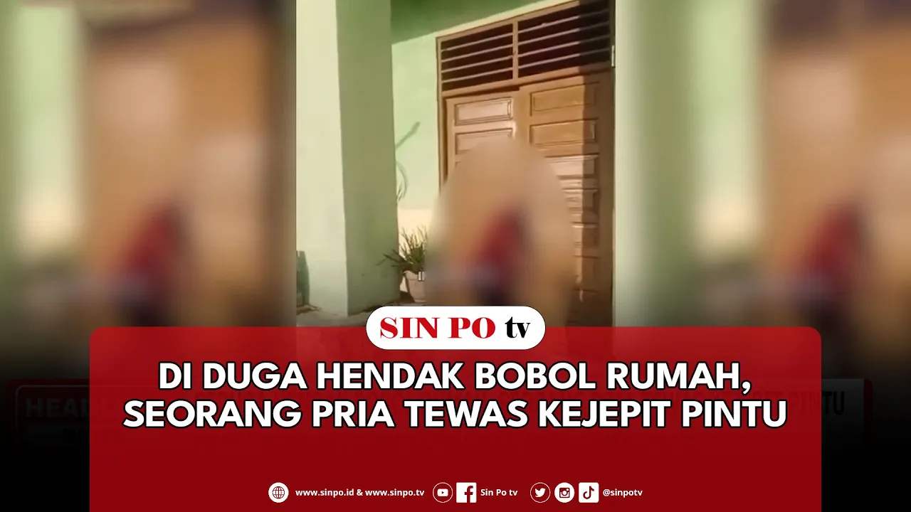 Diduga Hendak Bobol Rumah, Seorang Pria Tewas Kejepit Pintu