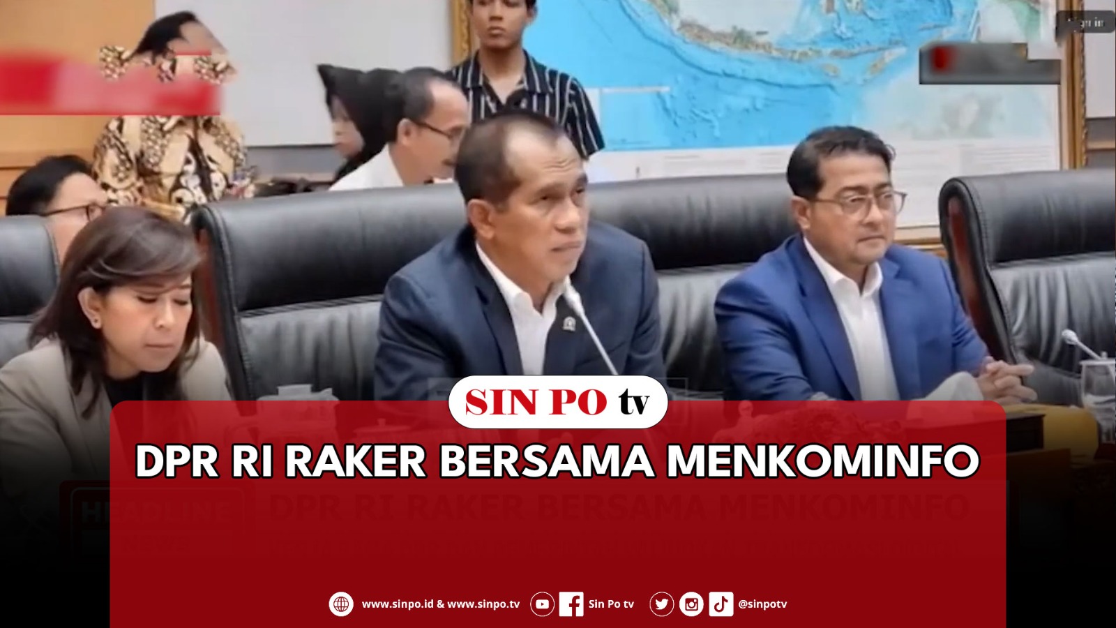 DPR RI Raker Bersama Menkominfo
