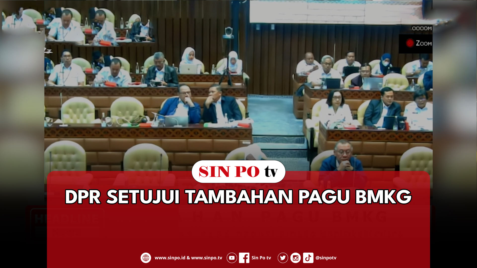 DPR Setujui Tambahan Pagu BMKG