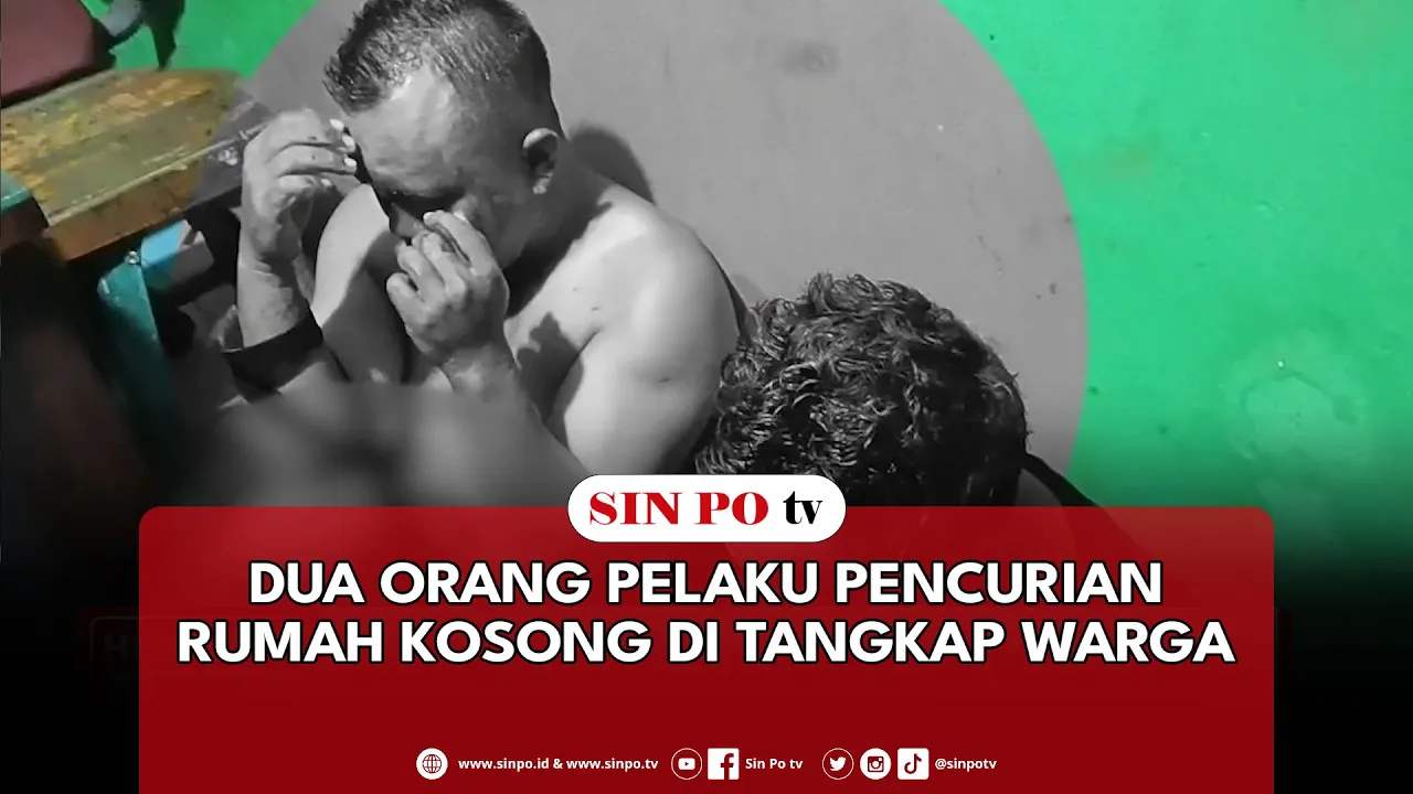 Dua Orang Pelaku Pencurian Rumah Kosong Di Tangkap Warga