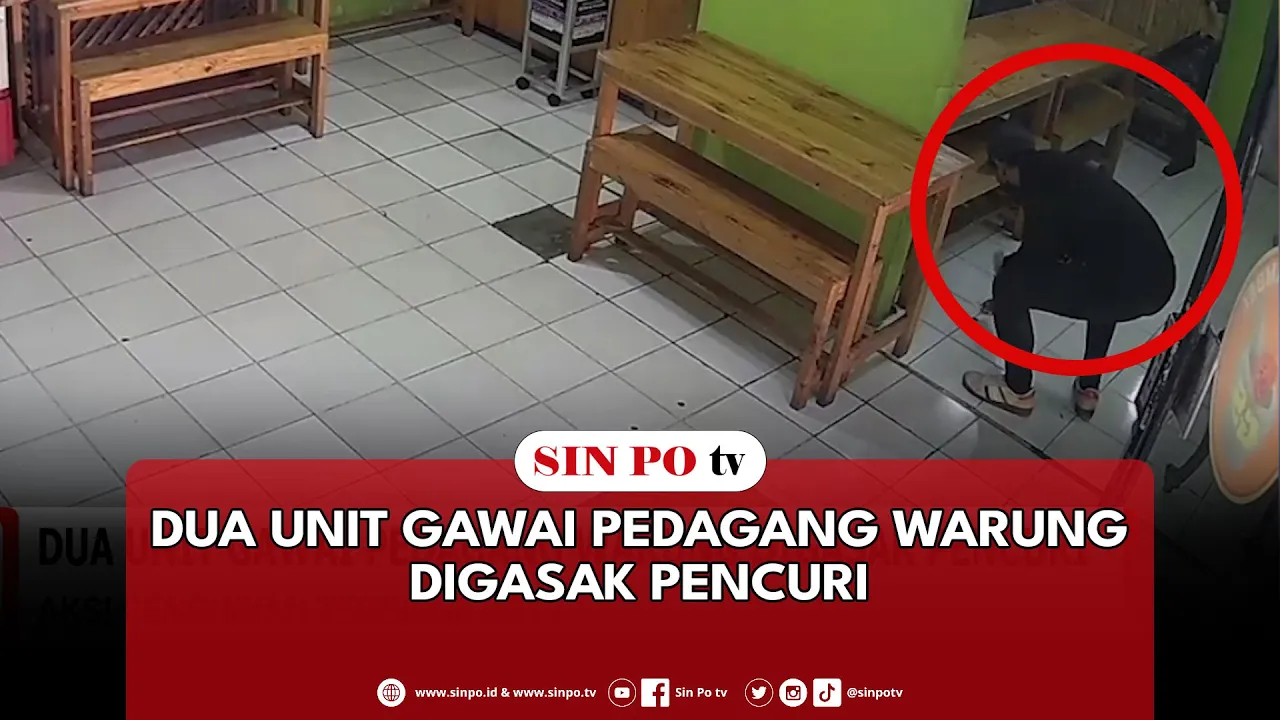 Dua Unit Gawai Pedagang Warung Digasak Pencuri