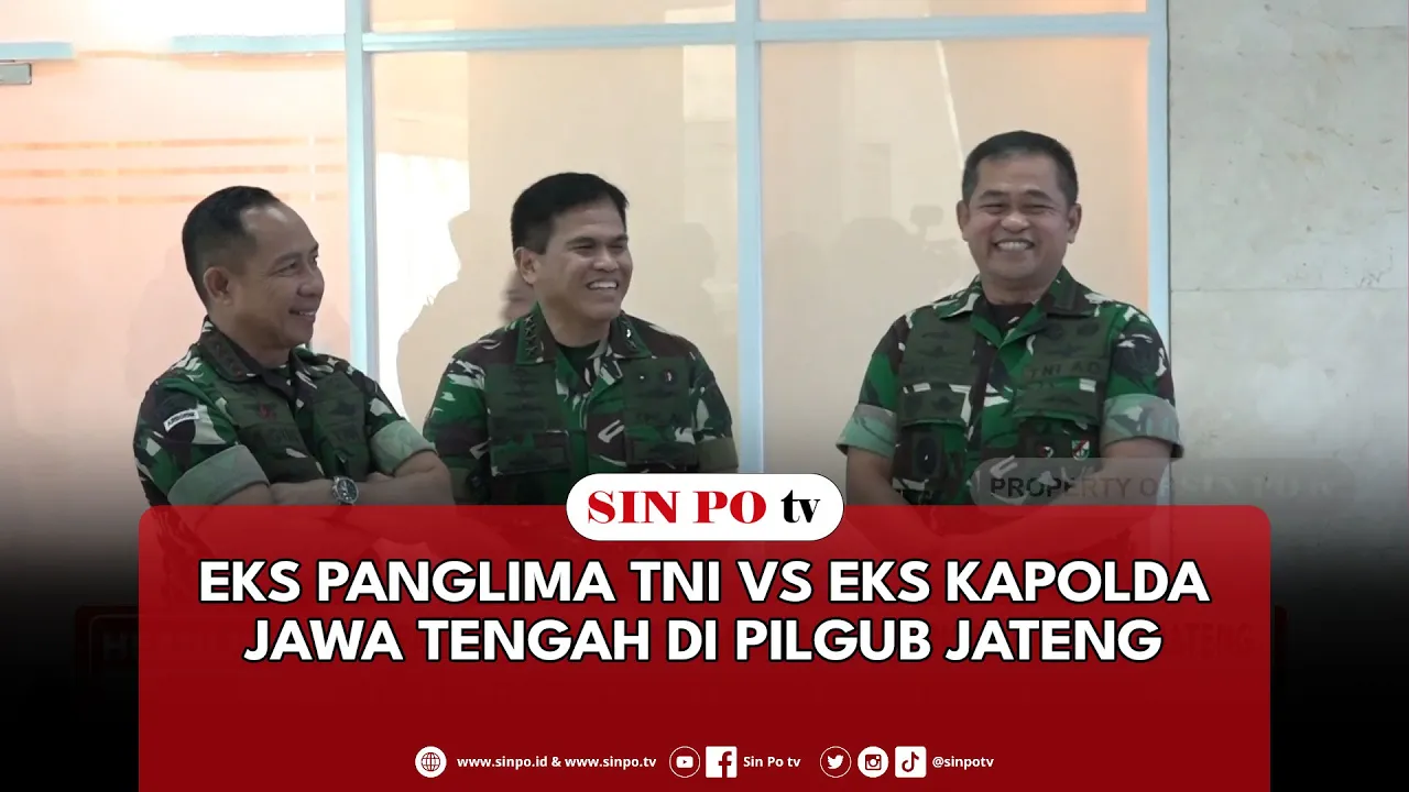 Eks Panglima TNI VS Eks Kapolda Jawa Tengah Di Pilgub Jateng