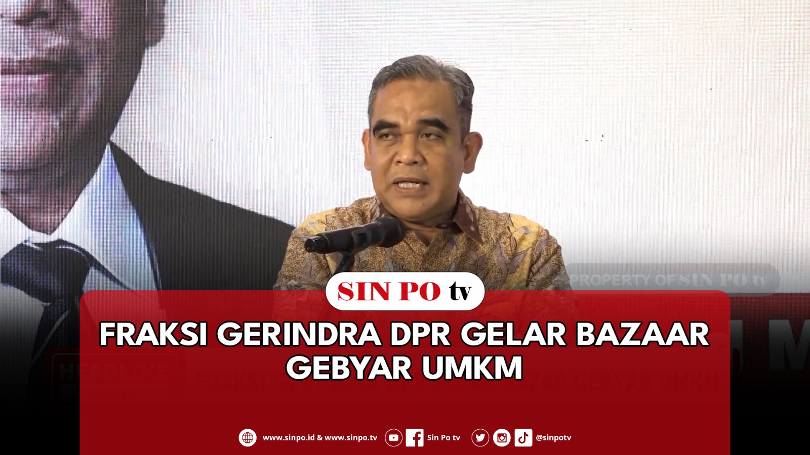 Fraksi Gerindra DPR Gelar Bazaar Gebyar UMKM